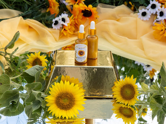 Majestic Sunflower Shimmer Body Oil