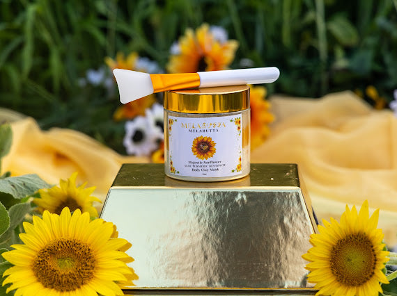 Majestic Sunflower Body Clay Mask